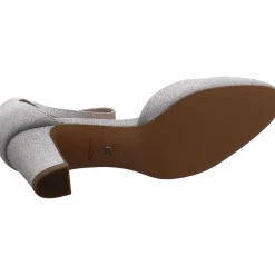 Tamaris Riemchenpumps silber Outlet