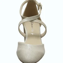 Tamaris Riemchenpumps beige