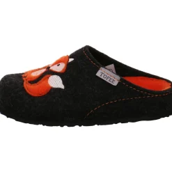 Tofee Hausschuh Fuchs schwarz