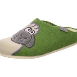 Tofee Hausschuh Schaf grün Clearance