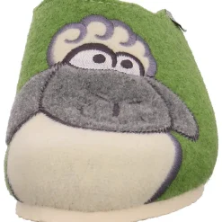 Tofee Hausschuh Schaf grün Clearance