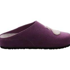 Tofee Hausschuh Schwan lila