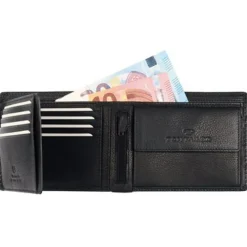 Tom Tailor Geldbörse Kai Wallet schwarz New