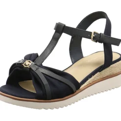 Tom Tailor Keilsandalette blau New