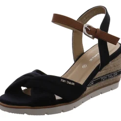 Tom Tailor Keilsandalette blau Best