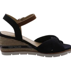 Tom Tailor Keilsandalette blau Best
