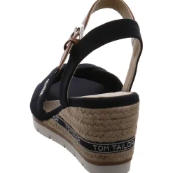 Tom Tailor Keilsandalette blau Best