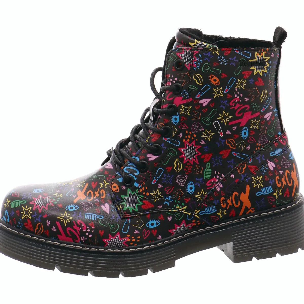 Tom Tailor Schnürboot schwarz Online