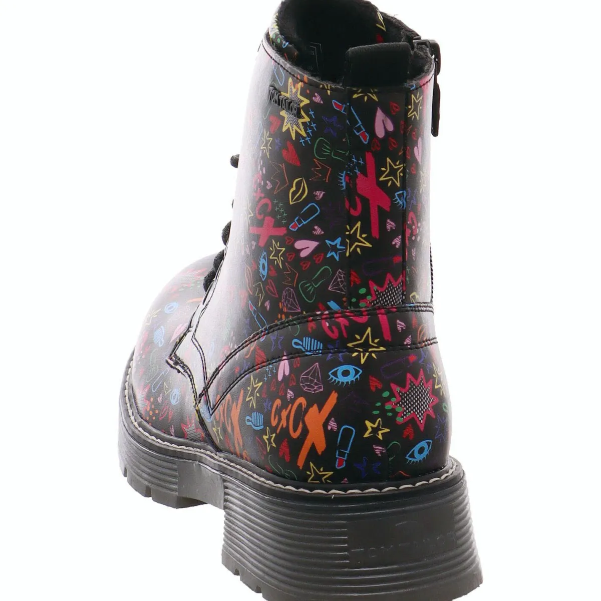 Tom Tailor Schnürboot schwarz Online