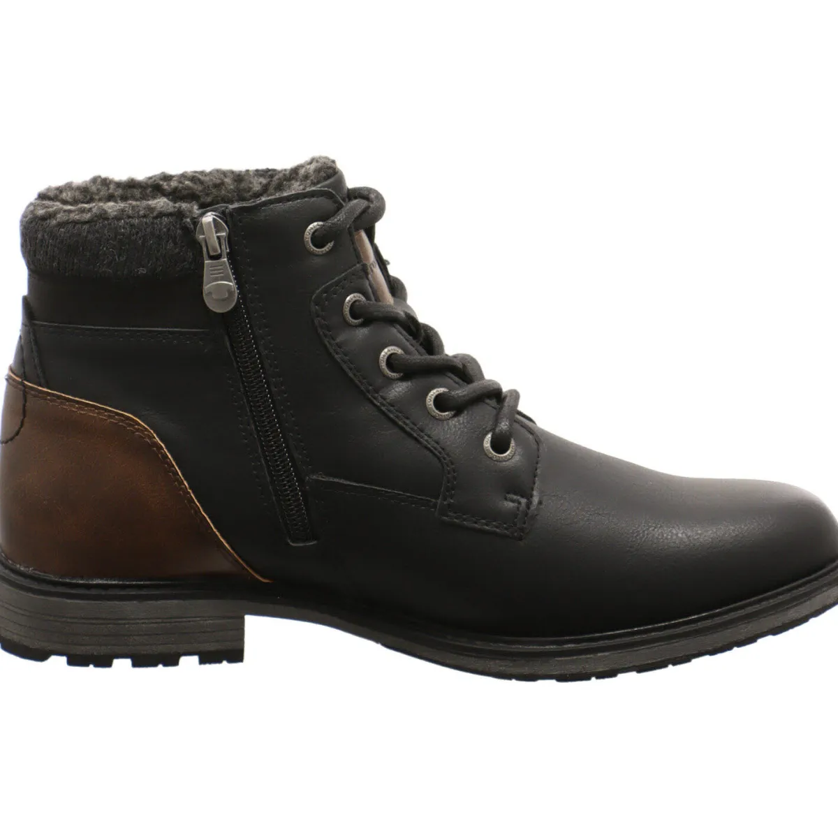 Tom Tailor Schnürboot schwarz Sale