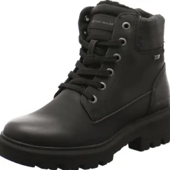 Tom Tailor Schnürboot schwarz Clearance