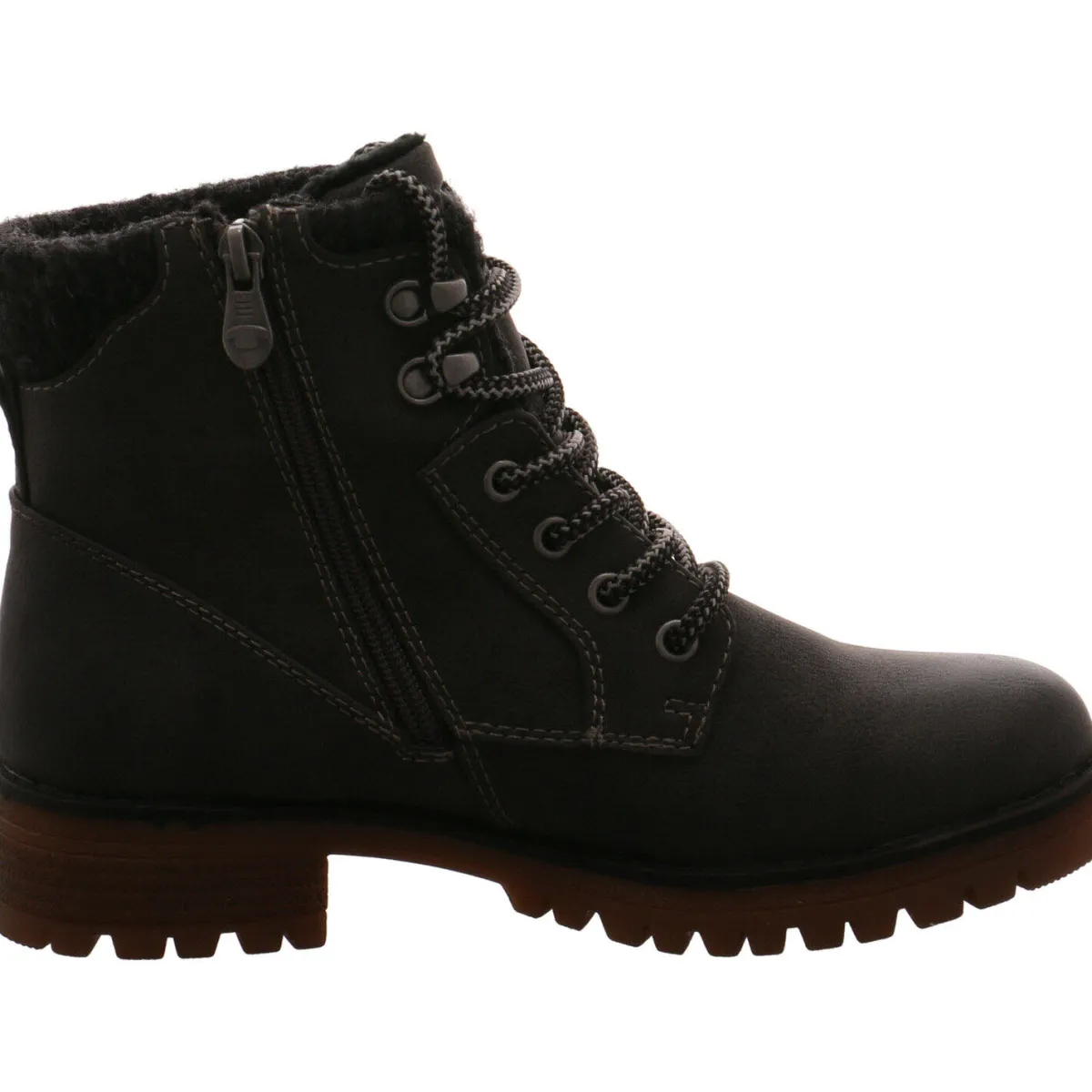 Tom Tailor Schnürstiefelette grau Outlet