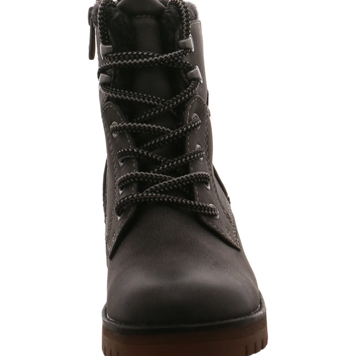 Tom Tailor Schnürstiefelette grau Outlet