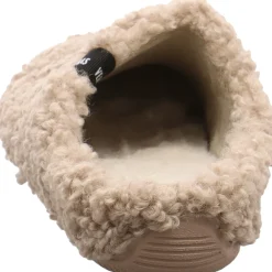 Verbenas Hausschuh York Curly braun Outlet