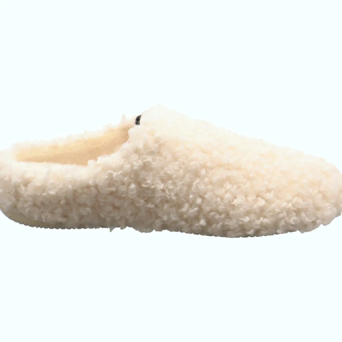 Verbenas Hausschuh York Curly weiß Hot