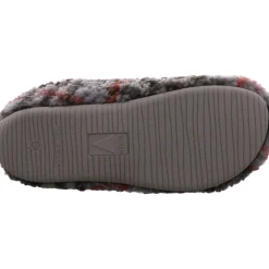 Verbenas Hausschuh York Plaid Borrego grau Online