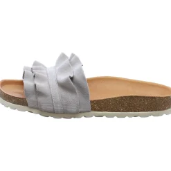 Verbenas Pantolette Rocio Serraje Volante grau Sale