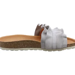 Verbenas Pantolette Rocio Serraje Volante grau Sale