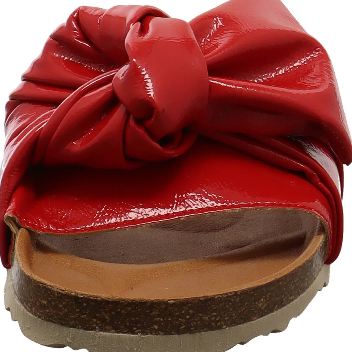 Verbenas Pantolette Roxy Lak rot