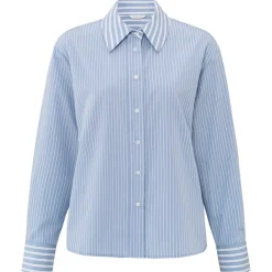 Yaya Bluse blau
