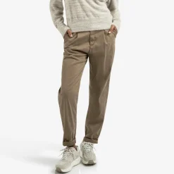 Yaya Hose Woven loose fittrousers with braun New