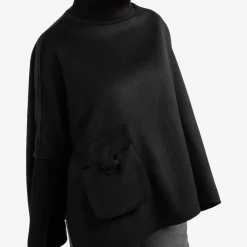 Yaya Poncho schwarz Sale