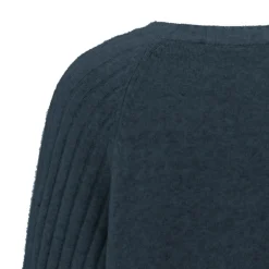Yaya Pullover Rib Mixed Sweater blau Sale