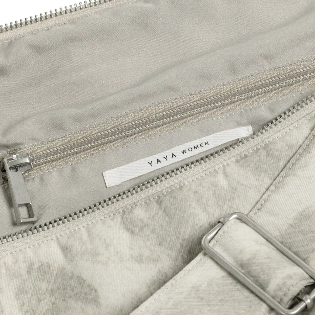 Yaya Schultertasche beige Hot