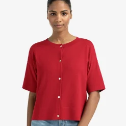 Yaya Strickjacke rot Clearance