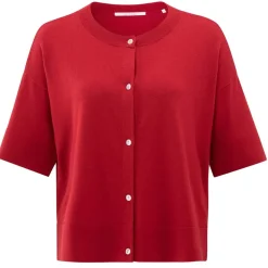 Yaya Strickjacke rot Clearance