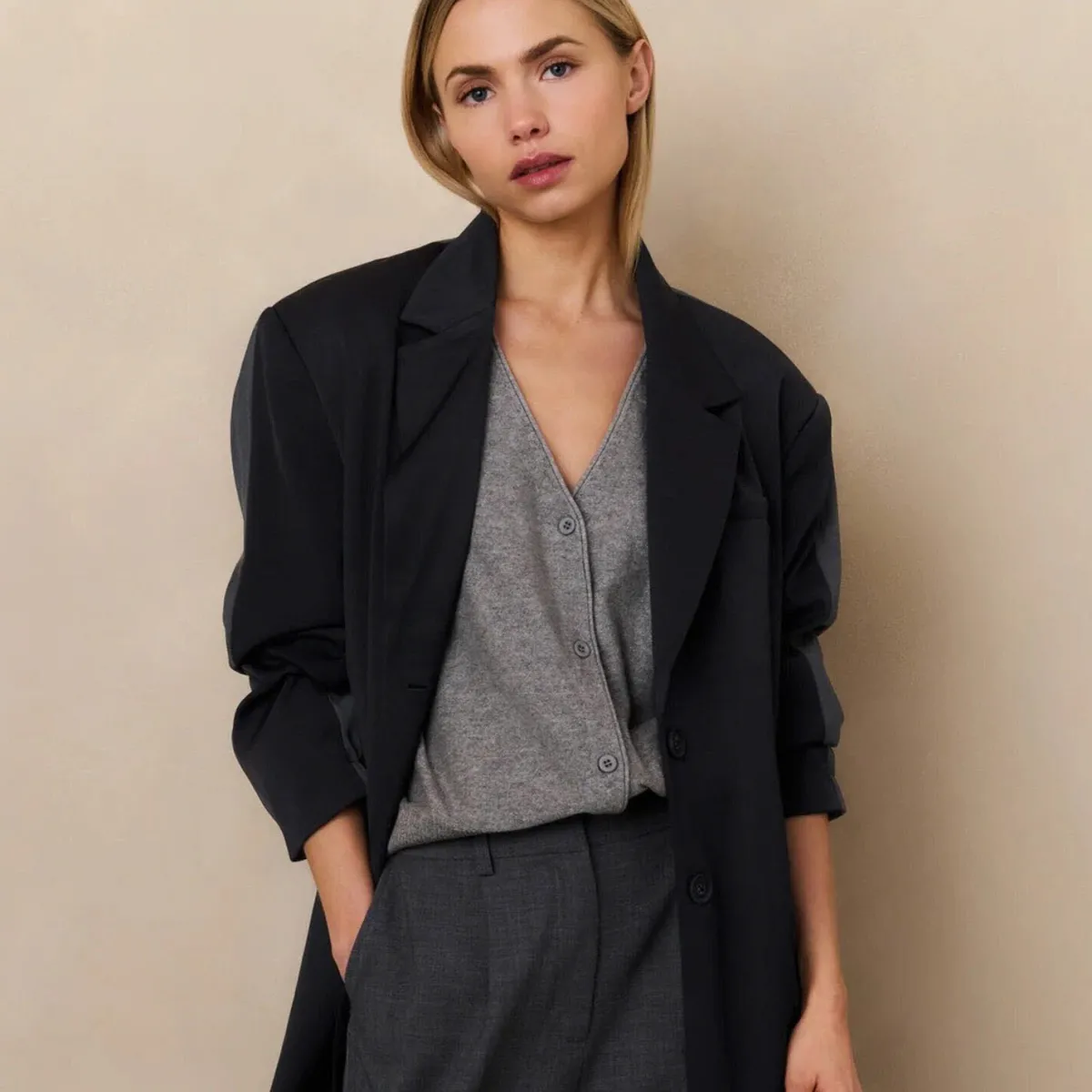 Yaya Weste grau Online